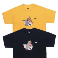 OO ระดับแสง a บางคนอ้วนแฟชั่นธรรมดาเสื้อยืดฤดูร้อนhotKith Tom and Jerry cat and mouse เสื้อยืดแขนสั้นลําลอง ทรงหลวม สําหรับS-5XL