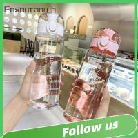 FOXNUTANUJH 780ml เด็กผู้หญิง แบบพกพา พลาสติก โรงยิม ขวดน้ำดื่ม ขวดน้ำกีฬา ถ้วยดื่ม กันรั่ว