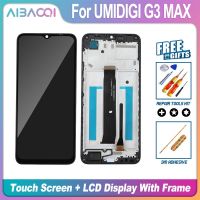 Aiboqi ใหม่เอี่ยม6.6นิ้วสำหรับ Umidigi หน้าจอสัมผัส G3สูงสุด + อะไหล่หน้าจอ LCD