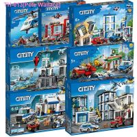 ↂ Pete Wallace City police police police car toys series fire compatible with lego boys assembled building blocks for 8 to 12 years old