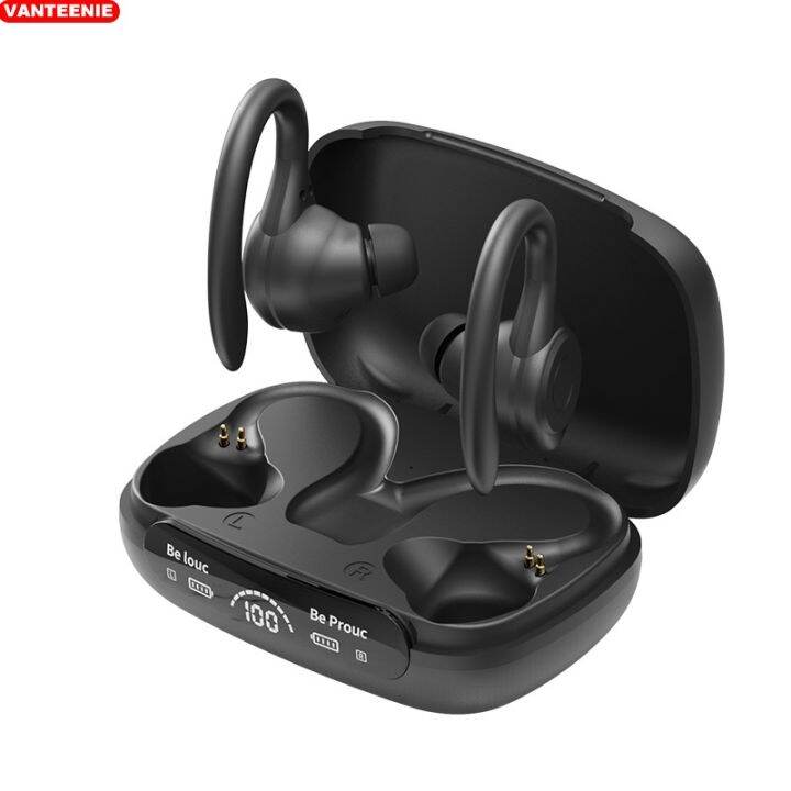 VANTEENIE New True Wireless Bluetooth Headset dengan panggilan sukan ...