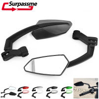 360° Adjustment Heightening Motorcycle Rear View Mirrors Universal 8mm 10mm Rearview Side Mirrors for Motorbike Scooter Moto