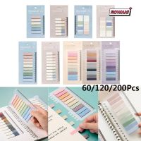 ROW 60/120/200pcs Notes Fashion Paster Sticker Memo Tab Strip Flags Office Supplies Label Stationery Loose-leaf