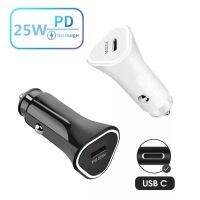 {KOLT Digital} 25W USB C ที่ชาร์จแบตในรถ20W Type PD ชาร์จเร็วโทรศัพท์สำหรับ iPhone 11 12 13 14 Pro Max Plus โทรศัพท์