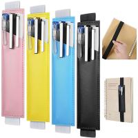 Adjustable Elastic Band Pen Holder Colorful PU Leather Pouch Elastic 8-1.5 Notebook Detachable Inch Sleeve Holder Pen Pen X5N7