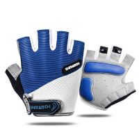 hotx【DT】 Shockproof non-slip Cycling Gloves Half Sport Resistance Men breathable Gym MTB