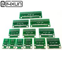 1ชิ้นสองด้าน0.5มม. 1มม. Ffc Fpc 6 8 10 12 30 40 50 60พินเป็น2.54มม. Fpc/ffc Smt ขั้วต่อบอร์ด Pcb แผ่นเต้ารับตัวแปลง