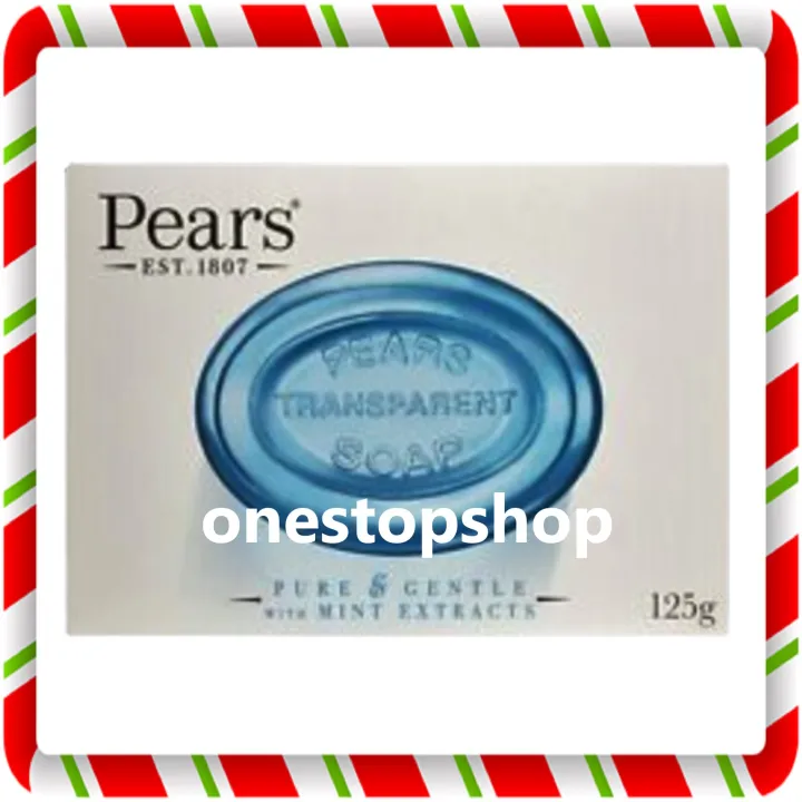 Pears Bar Soap Pure & Gentle with Mint Extracts 125g Lazada PH
