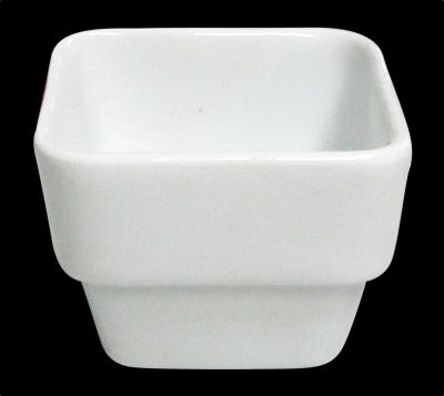 4 Pieces/ 4 ชิ้น - HPD0927-035 Stackable Square Bowl 9x9xH6.5cm ถ้วยขนม/ถ้วยน้ำจิ้ม