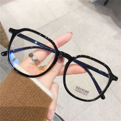 2022 New Fashion Large Frame Transparent Anti Blue Light Square Eyewear Sunglass Uv400 Protection Glasses Flat Mirror Eyeglasses
