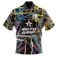 New FashionRoto Grip DS Bowling Jersey - Design 2130-RG 3D Polo shirt 2023