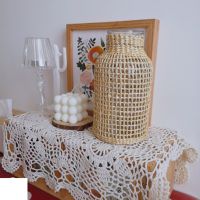 Straw Flower Vase Japanese Flower Pot in the Nordic Contracted Creative Flower Basket to Water Plants NJ72120