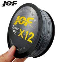 JOF 12/9 Strands ญี่ปุ่น Super PE ที่แข็งแกร่ง Braided มัลติฟิลาสายตกปลา500/300/100M Braid 12/9ด้าย Braid 20LBS-92LBS