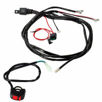 Motorcycle Fog Lights Wire Switch Harness Motorbike Headlight Spotlights Wire Cable DC 12V Relay Kit for A Car LED Work Light