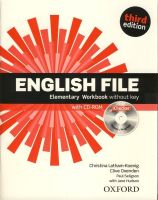 Bundanjai (หนังสือเรียนภาษาอังกฤษ Oxford) English File 3rd ED Elementary Workbook without Key CD ROM (P)