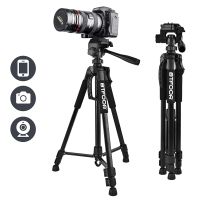 ❅♨✢ 55” 140CM Travel Digital Camera Tripod Professional Aluminum Tall Phone Stand With Quick Plates Mount Pan Head For DSLR SLR