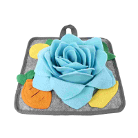 กระต่าย Sniffing Pad Chew ของเล่นสุนัขกระต่าย Snuffle Mat Feeding Pad สัตว์เลี้ยง Iq ของเล่น Polar Fleece Snuffle Mat (เชือก,ตำแหน่งสุ่ม)