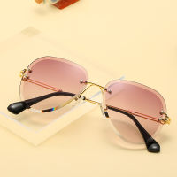 Pilot sunglasses women tint aviation ladies sun glasses classic vintage sunglasses rimless exquisite shades