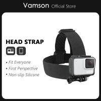 Vamson for Gopro Head Strap Mount Accessories Adjustable For Go pro Hero 11 10 9 8 7 6 5 4 3+ for SJCAM for Insta360 VP202