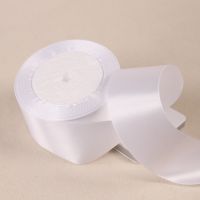 6mm 10mm 15mm 20mm 25mm 40mm 50mm White Satin Ribbons DIY Bow Material Handmade Crafts Supplies Wedding Christmas Decoration Gift Wrapping  Bags