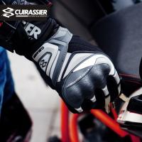 Curassier Touch Screen ถุงมือรถจักรยานยนต์วิบากฤดูหนาวความร้อนลื่นขี่มอเตอร์ไซด์ BIKER windproof ป้องกัน