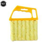 1Pc Useful Washable Window Cleaner Microfiber Dust Cleaner Brush For Venetian Air Conditioner Car Window Groove Cleaning Tool