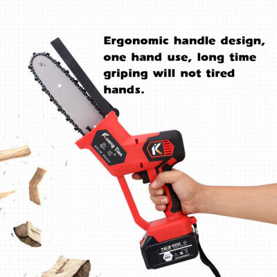 Portable Electric Pruning Saw Small Wood Spliting Chainsaw One-handed Woodworking Tool for Garden Orchard EU