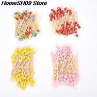 100Pcs12cm Heart Bamboo Food Picks Buffet Cupcake Fruit Fork Party Cake Dessert Salad Vegetable Sticks Cocktail Toothpick Skewer