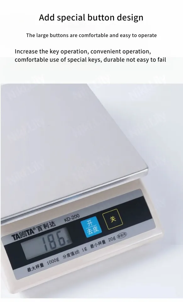 KD-200-110 Digital Kitchen Scale · TANITA CORP USA