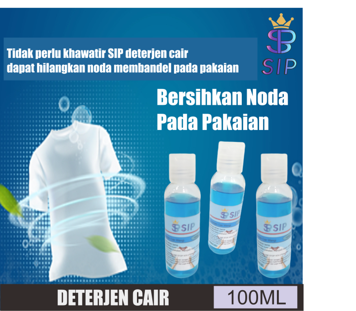 Deterjen Cair 100ml PREMIUM Detergent Laundry / Detergen Laundry Murah