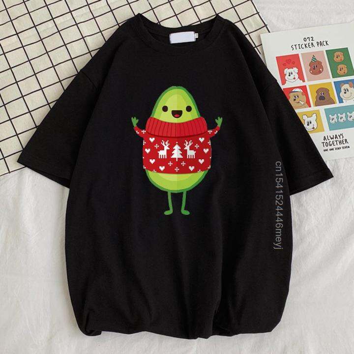 avocado-wear-christmas-fruit-lazy-print-mens-tshirt-style-s-xxxl-t-shirts-fashion-casual-tshirts-street-o-neck-mens-top