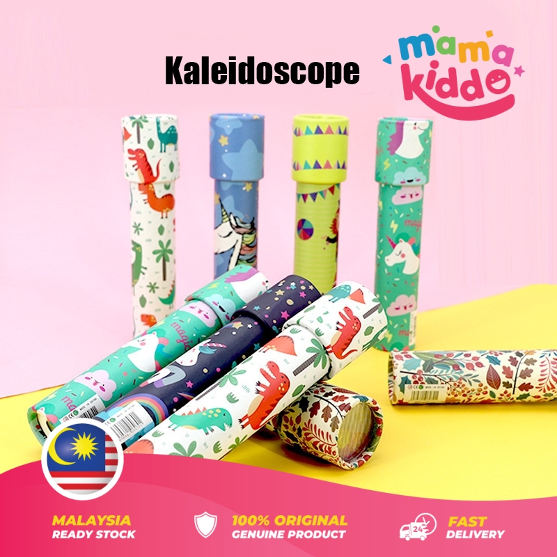 MamaKiddo Children Kids Magic Kaleidoscope Polygonal Science Toy Early Learning Educational Fun Play -6293