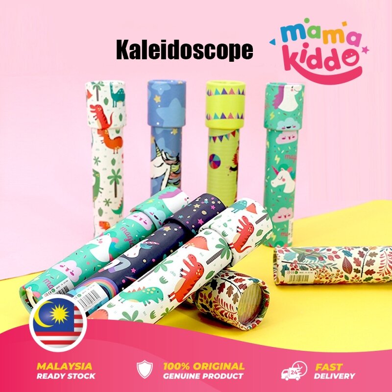 MamaKiddo Children Kids Magic Kaleidoscope Polygonal Science Toy Early Learning Educational Fun Play -6293