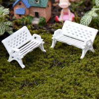 Clothing mother and baby 1/5pcs Garden ornament Miniature Park ที่นั่งม้านั่งหัตถกรรม Fairy dollhouse Decor