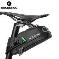 2023✠ ROCKBROS Cycling Rainproof Bicycle Bag Shockproof Bike Saddle Bag Shanghai Bicycle Rear Seatpost Panniers MTB Bike Accessories