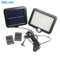 SOLLED 56LEDs โคมไฟกลางแจ้งเซนเซอร์ตรวจจับความเคลื่อนไหวกันน้ำสำหรับตกแต่งสวน