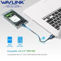 ☾ Wavlink USB 3.0 SSD Enclosure to SATA Hard Drive Docking Station UASP for 2.5 quot; HDD SSD Up To 2TB 5Gbps External HDD Enclosure