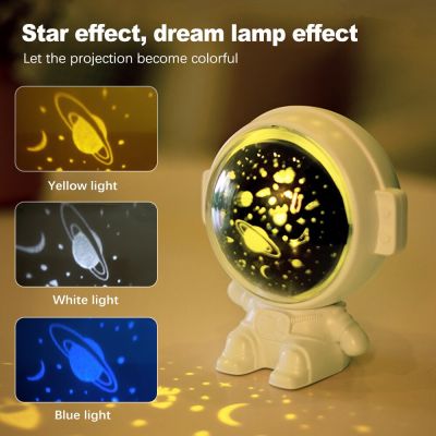 23New Glow In The Dark Toys Projector Starry Sky Rotating LED Night Light Children Bedroom Star Night Lights Moon Light Kids Gift