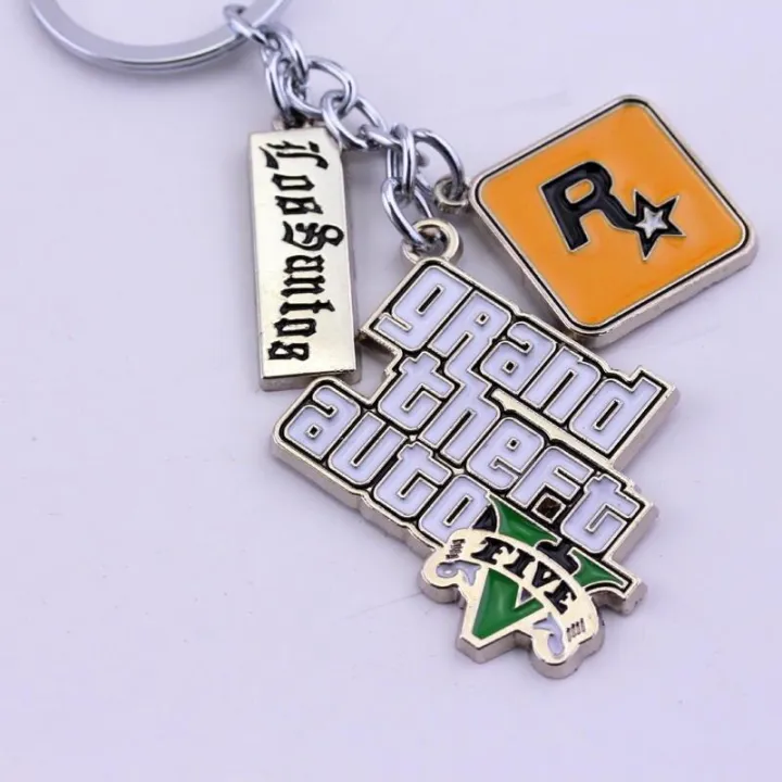 GTA 5 keychain GTA V Grand Theft Auto 5 Key Chains Lazada PH
