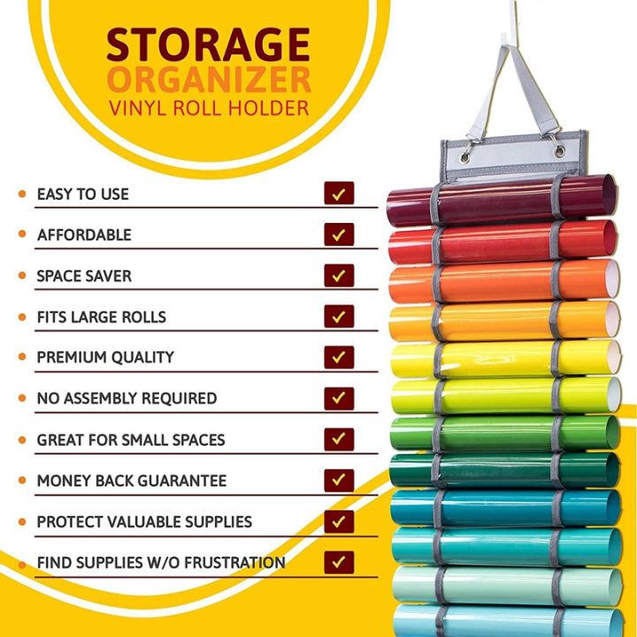 24-roll-compartments-vinyl-storage-organizer-vinyl-roll-holder-with-door-hooks-and-strap-craft-room-organizer