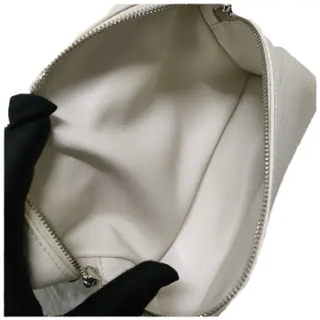 LP Lunch Box Bag Real Leather Crocodile Pattern Design Handbag