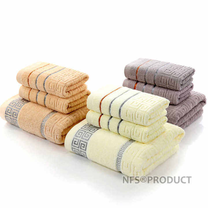 3-pack-cotton-towel-set-for-bathroom-1pc-bath-towel-2pcs-hand-face-towels-for-adults-terry-washcloth-travel-beach-sport-towels