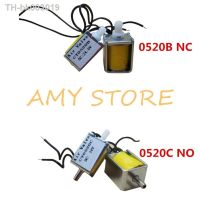 ✖✔ (1)0520B 0520C NC NO Air Gas Exhaust Release Flow Pressure Control Valve DC3.7V 4.5V 6V 12V 24V Mini Micro Solenoid Valve Suction