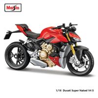 Maisto Ducati โมเดลรถมอเตอร์ไซค์จำลอง1:18เปลือยของขวัญของสะสม