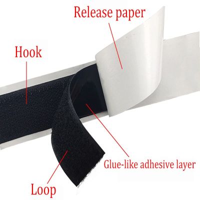 5Meter/Pairs Double Strong Self-Adhesive Hook and Loop Fastener Tape Nylon Magic Sticker Tape Strong Glue For DIY Craft Sewing Adhesives Tape