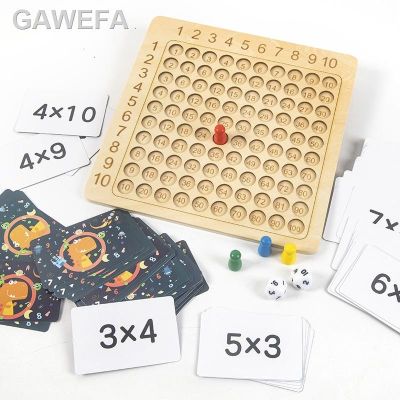 ☾คีย์บอร์ด Montessori Kayu Papan Meja Anak-Anak Mainan Pendidikan Awal Alat Bantu Mengajar Matematika Permainan Interaktif Orangtua-Anak