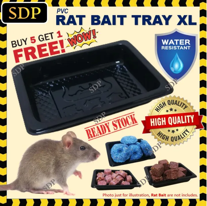 Bekas Ubat Tikus/ Rat Bait Plastic Tray/ Rat Poison PVC Tray/ Bekas