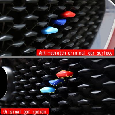 3Pcs Car Front Grille Trim Strip Cover Bumper Stripes Cover Stickers for Mazda CX-30 CX30 2022+