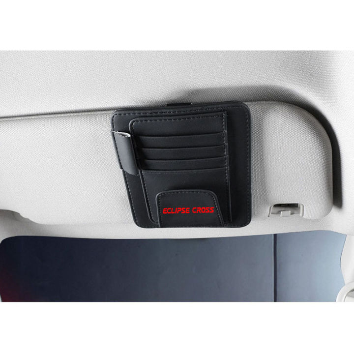 sun-visor-multifunction-car-card-package-holder-glasses-holder-pen-organizer-auto-accessories-for-mitsubishi-eclipse-cross