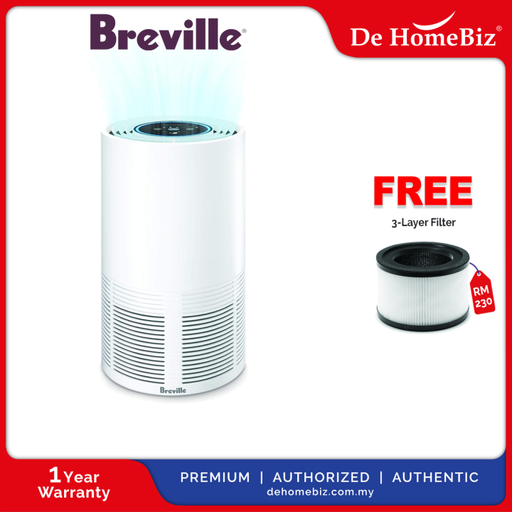 BREVILLE LAP300 Smart Portable Air Purifier 40m2 (with HEPA Filter
